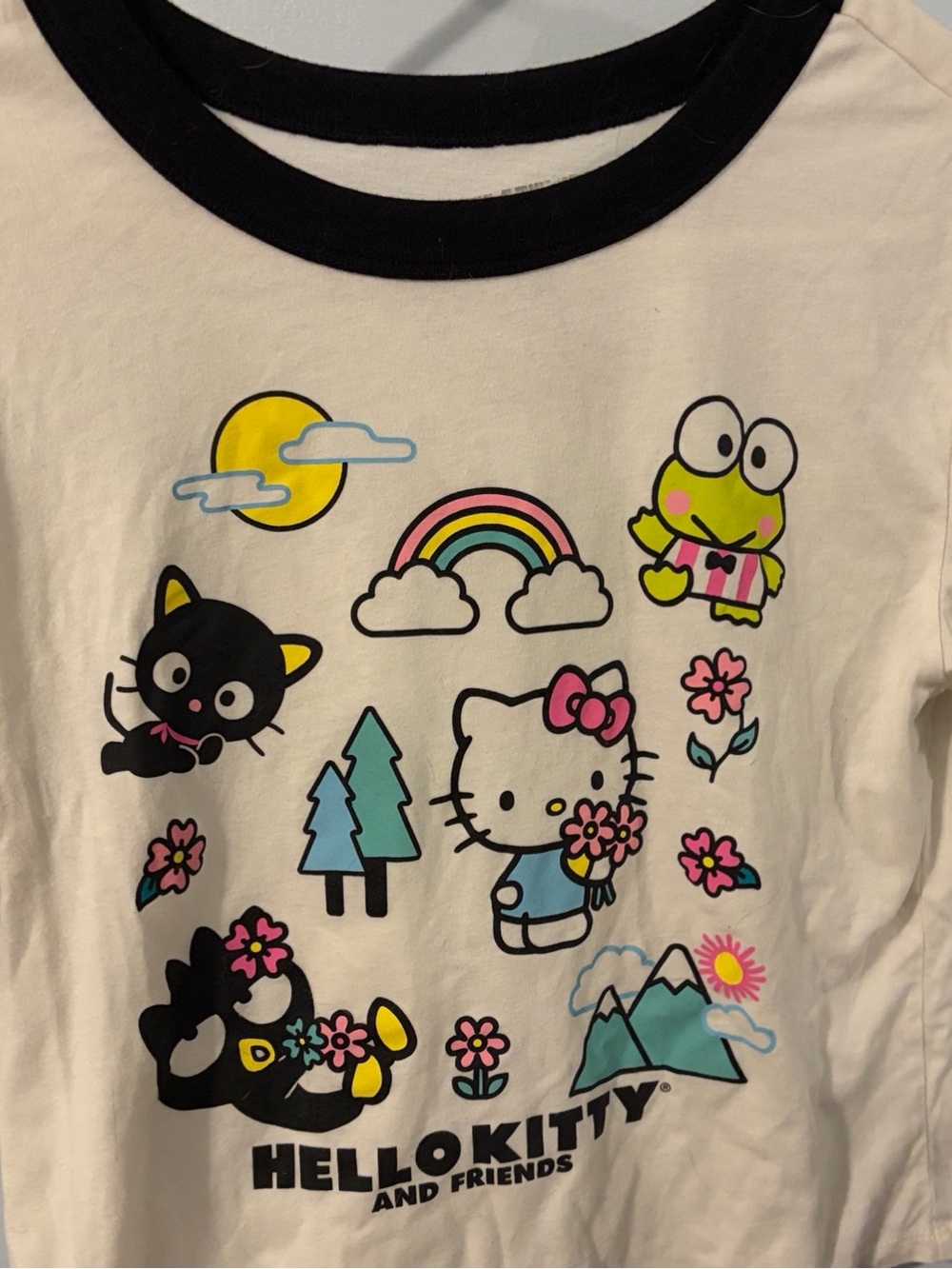Hello Kitty Short Sleeve Ringer Tee Sanrio